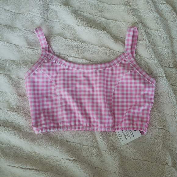 Year of Ours pink gingham bralette - Picture 2 of 5